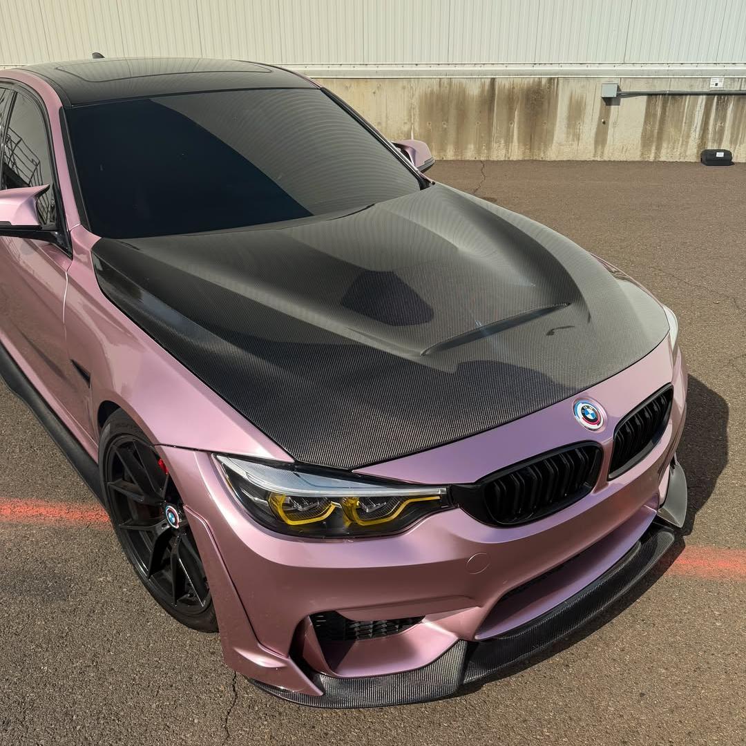 ภาพอ้างอิงสีฟิล์ม Gloss Liquid Taupe Pink Car Vinyl Wrap PET รหัส D0668 — ภาพที่ 3