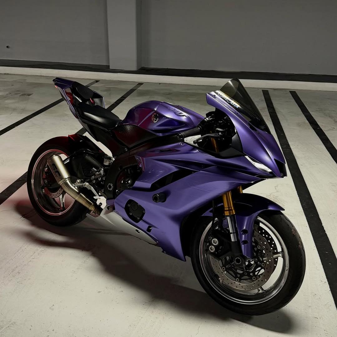 ภาพอ้างอิงสีฟิล์ม Gloss Metallic Viola Purple Car Vinyl Wrap PET รหัส D1999 — ภาพที่ 7