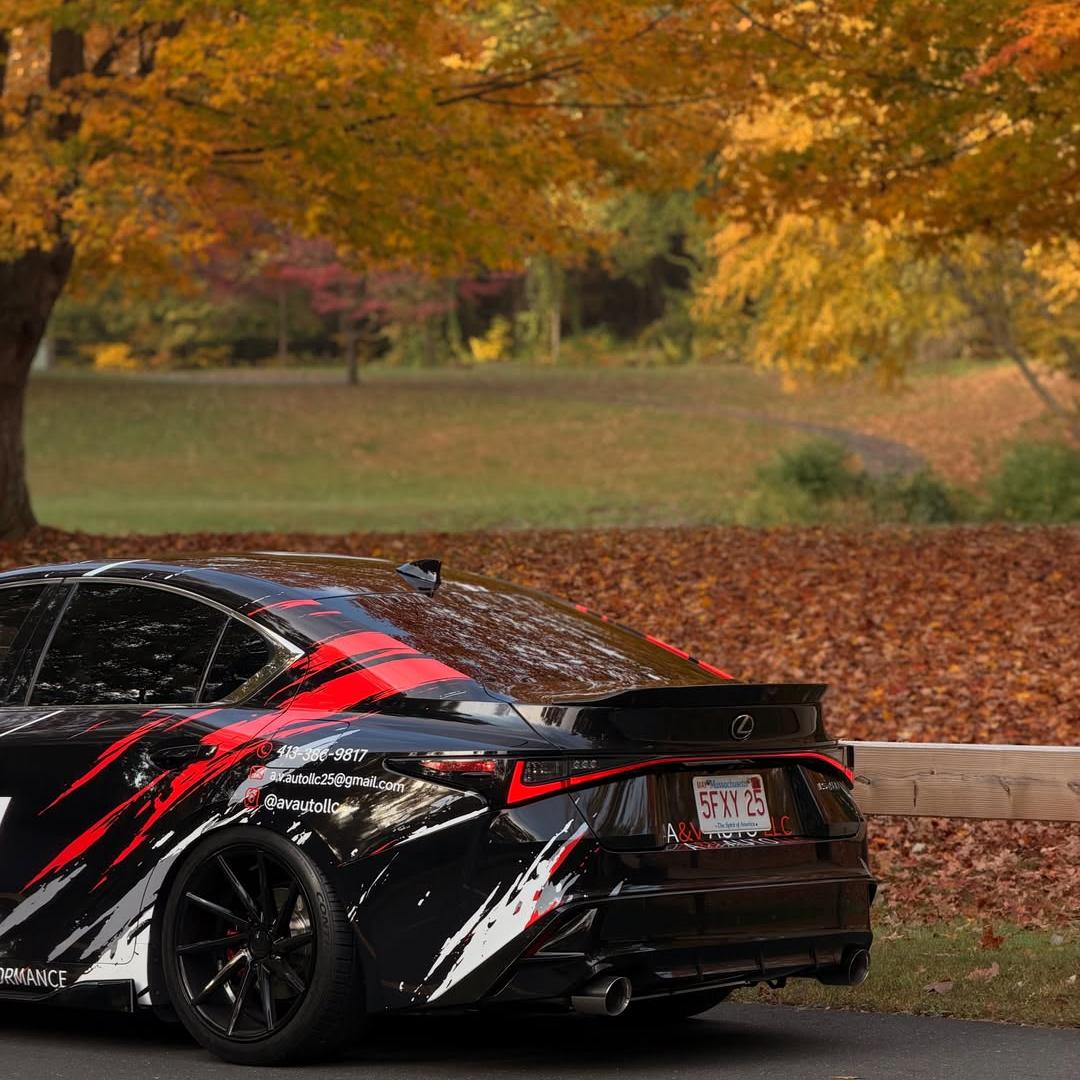 ภาพอ้างอิงสีฟิล์ม ALUKOVINYL Custom Branded Racing Car Wrap Advertising Wraps รหัส D0050 — ภาพที่ 5