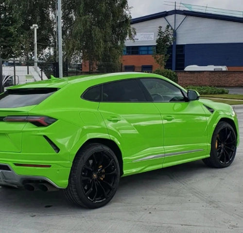 Gloss Viper Green Car Vinyl Wrap PET review 