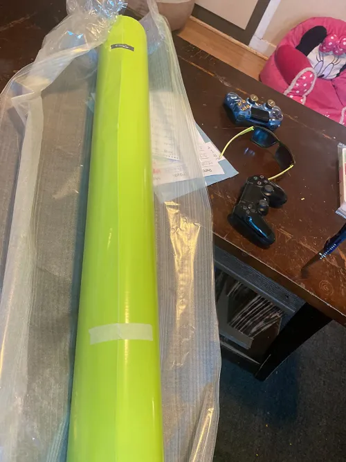 Gloss Fluorescent Neon Yellow Car Vinyl Wrap review 