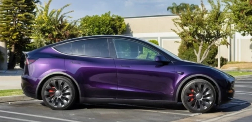 Gloss Metallic Midnight Purple Car Vinyl Wrap Sale reviewed by