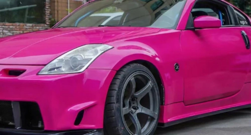 Gloss Rose Red Car Vinyl Wrap PET reviewed by