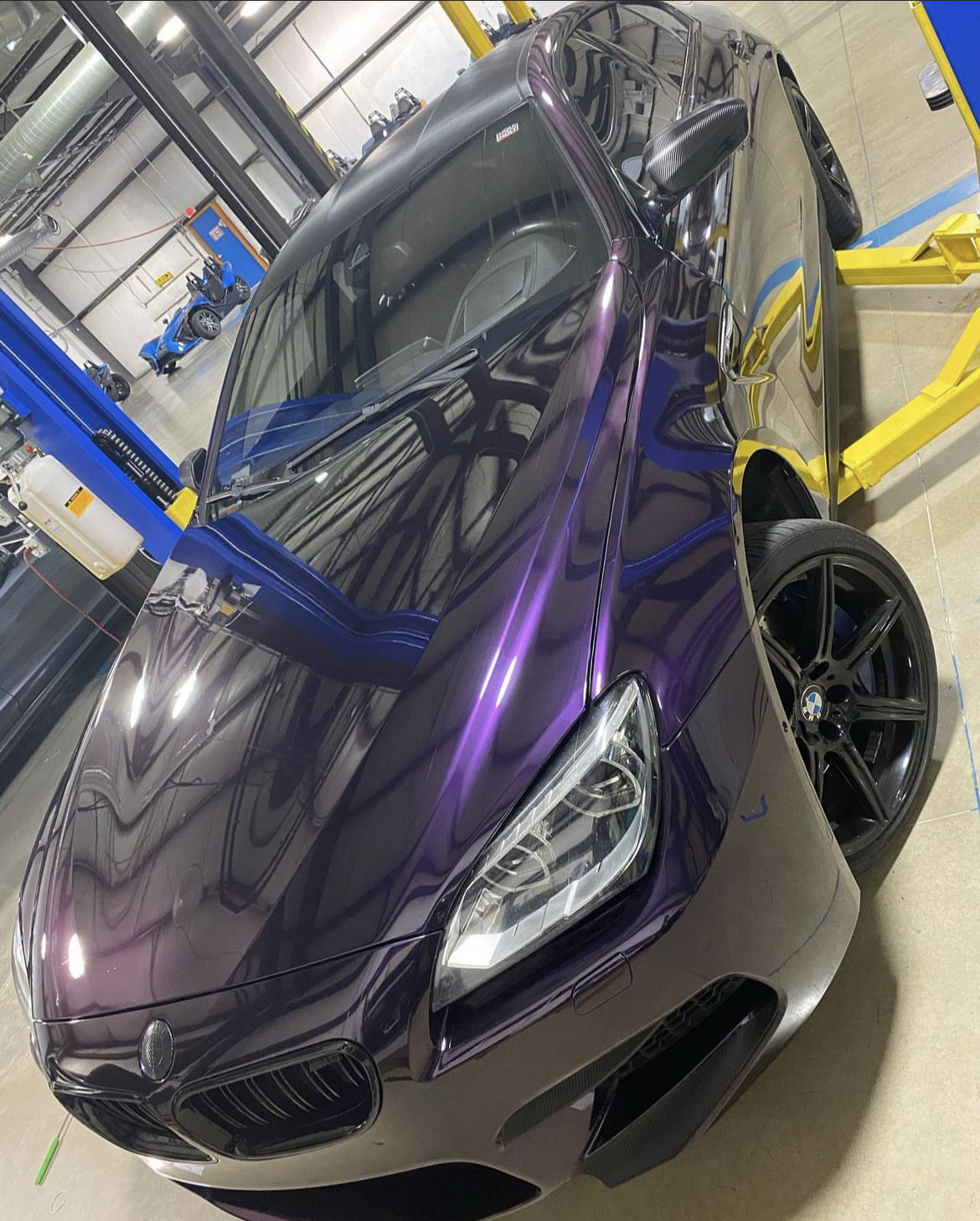 Gloss Metallic Midnight Purple Car Vinyl Wrap Sale review 0