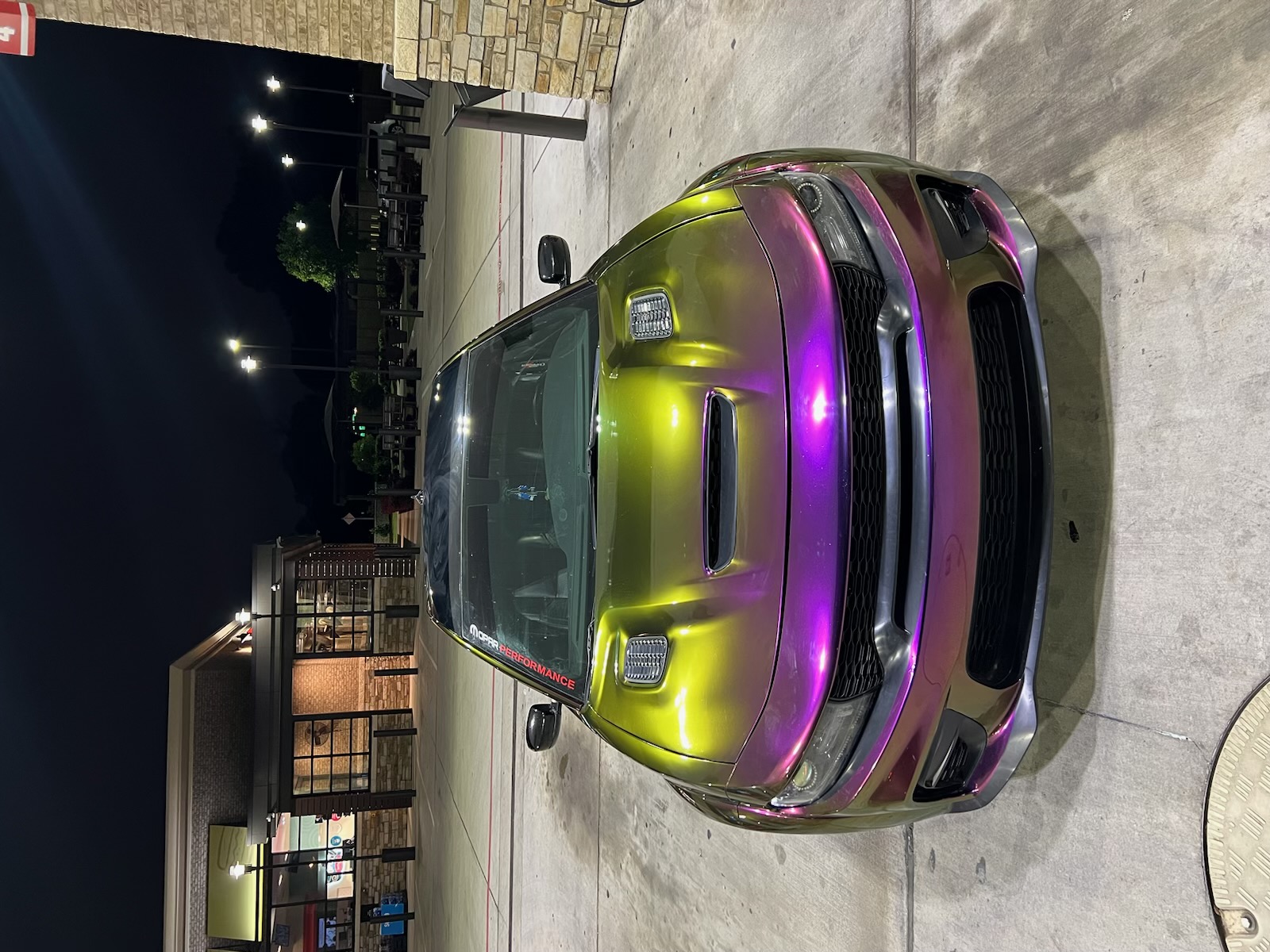 Gloss Metallic Chameleon Yellow Purple Car Vinyl Wrap PET review Alex W. 00