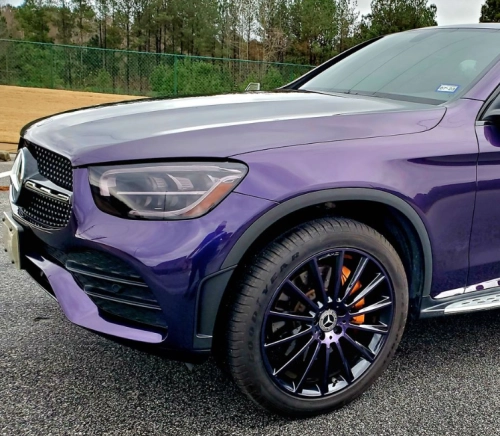 Gloss Metallic Midnight Purple Car Vinyl Wrap Sale reviewed by