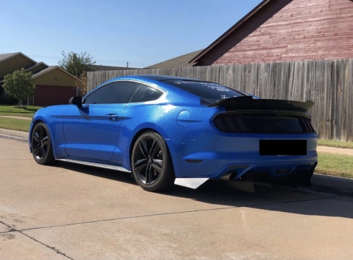 Gloss Metallic Diamond Blue Car Vinyl Wrap review 