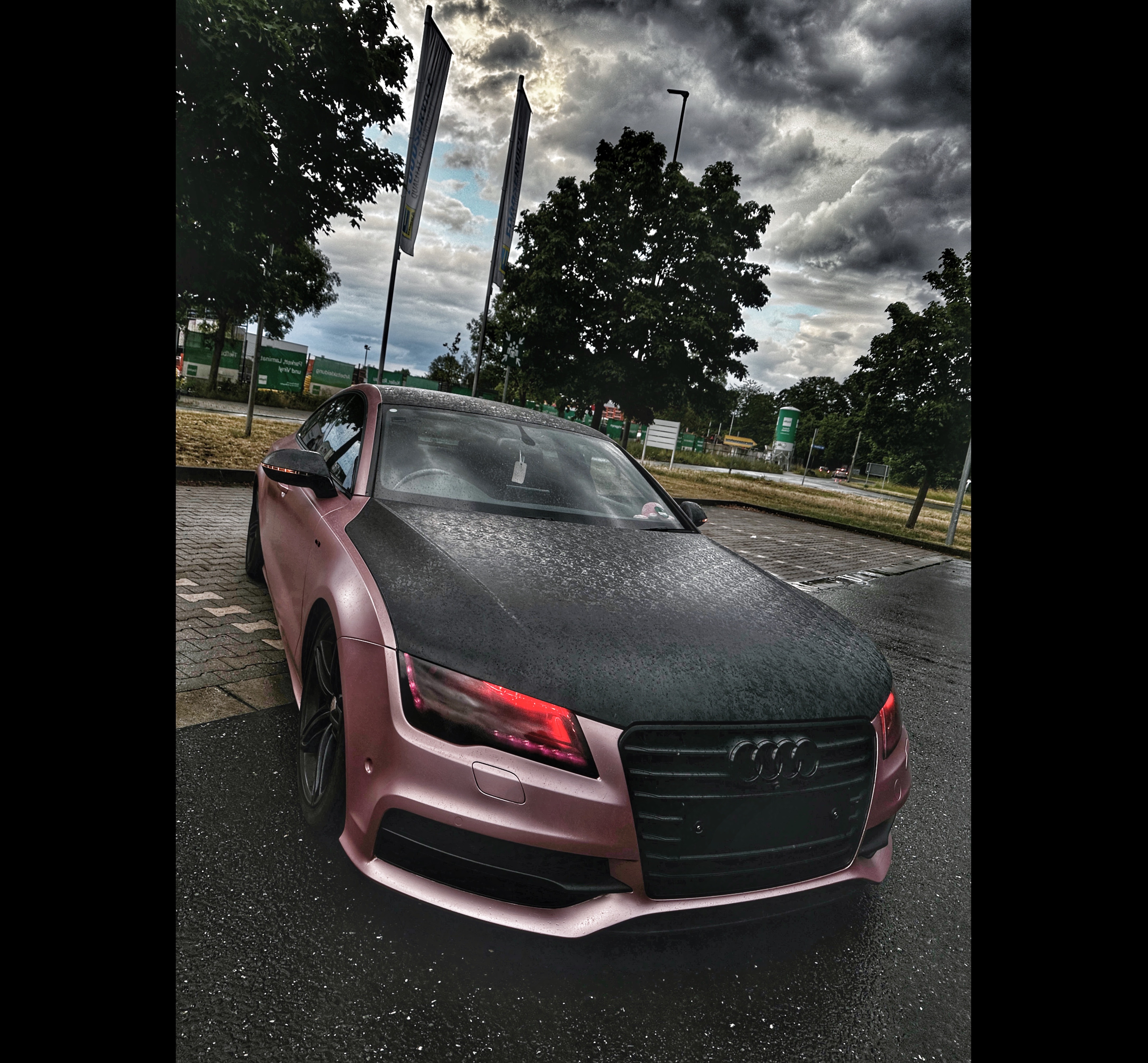 Matte Black Forged Carbon Car Vinyl Wrap review Christina Ginger 01