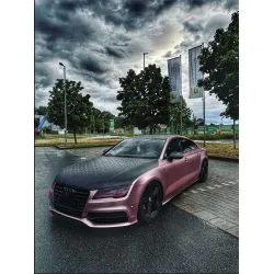 Matte Black Forged Carbon Car Vinyl Wrap review Christina Ginger 04