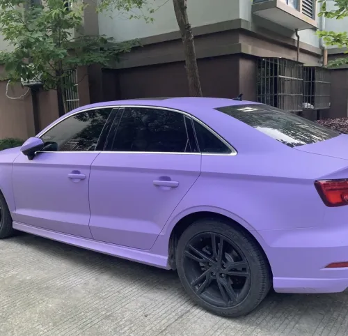 Matte Ultimate Flat Lavender Purple Car Vinyl Wrap  review 