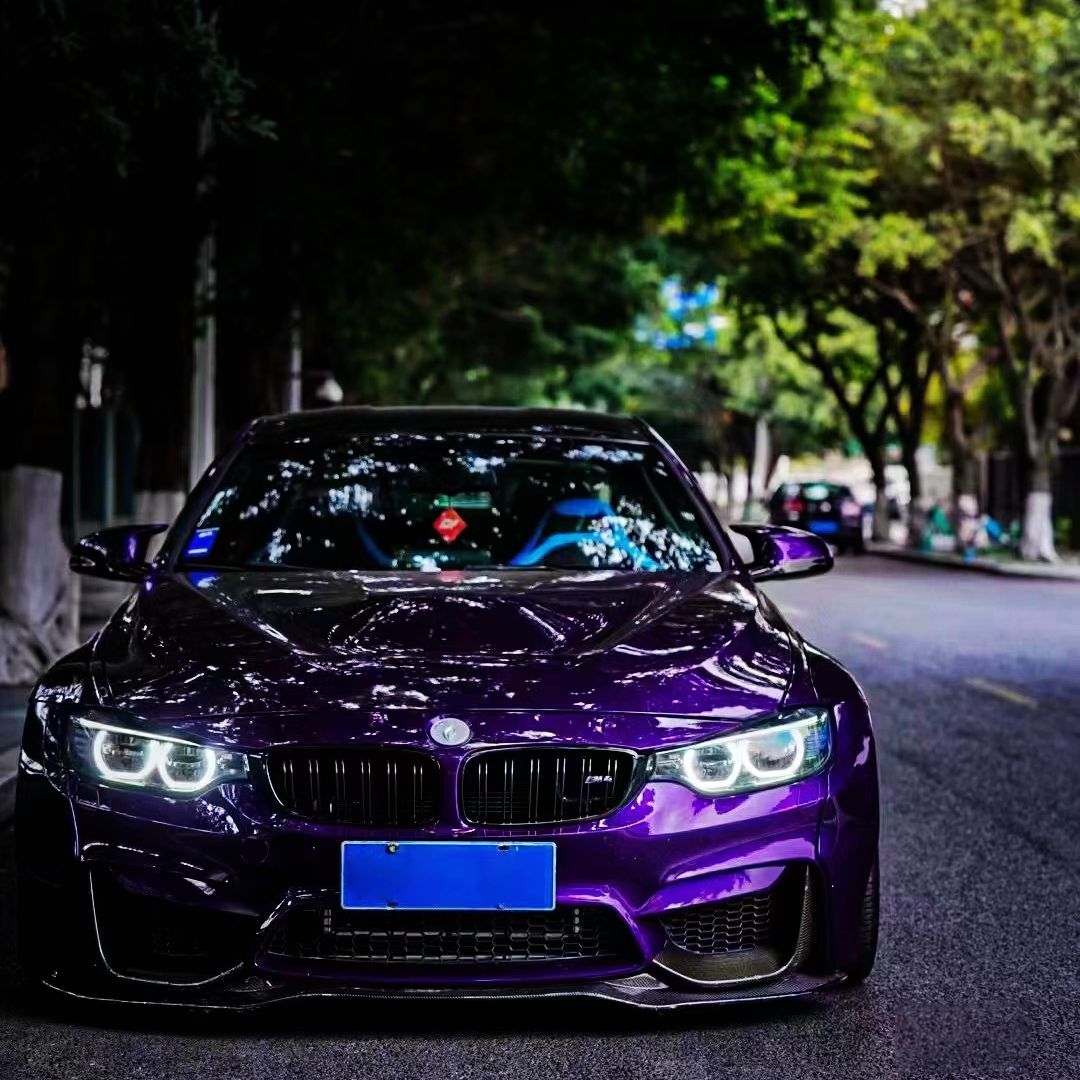 Gloss Metallic Midnight Purple Car Vinyl Wrap Sale review 0