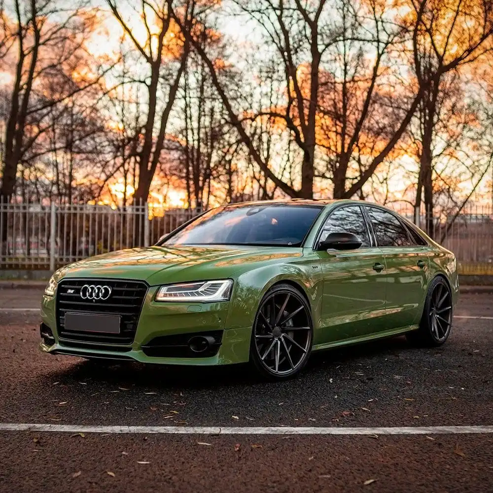 Gloss Light Olive Green Car Vinyl Wrap Sale review Edsfsxczs