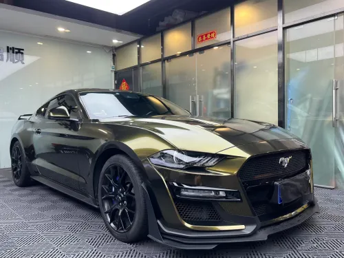 Gloss Metallic Midnight Gold Car Vinyl Wrap PET review 