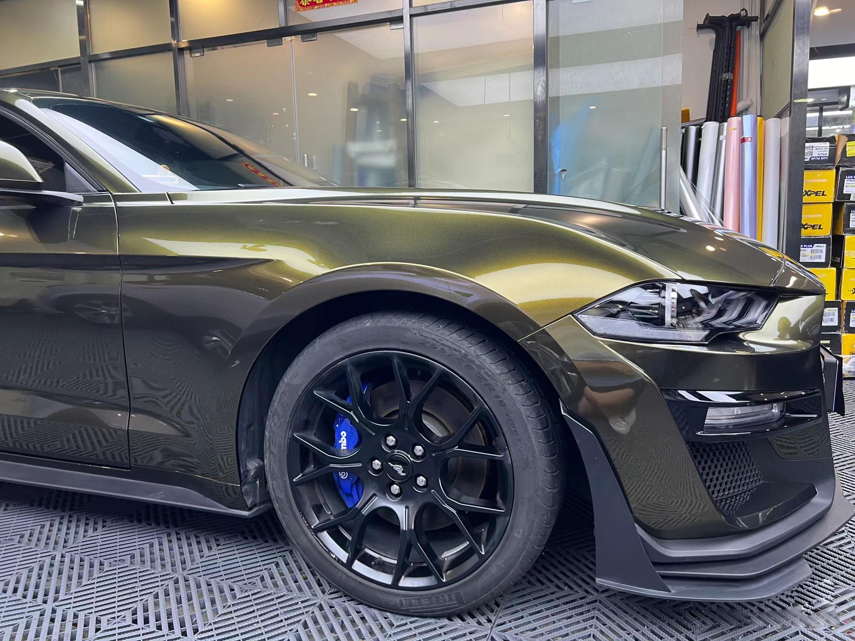 Gloss Metallic Midnight Gold Car Vinyl Wrap PET review Bob Brockway 04