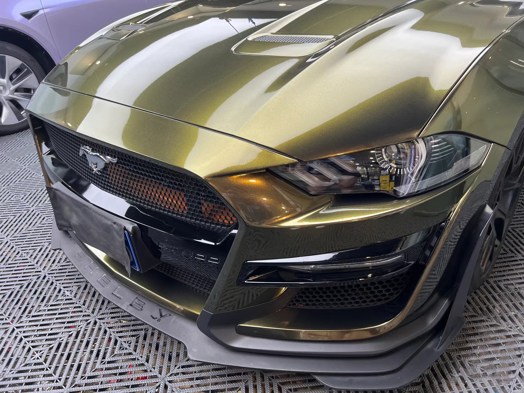 Gloss Metallic Midnight Gold Car Vinyl Wrap PET review Bob Brockway 02