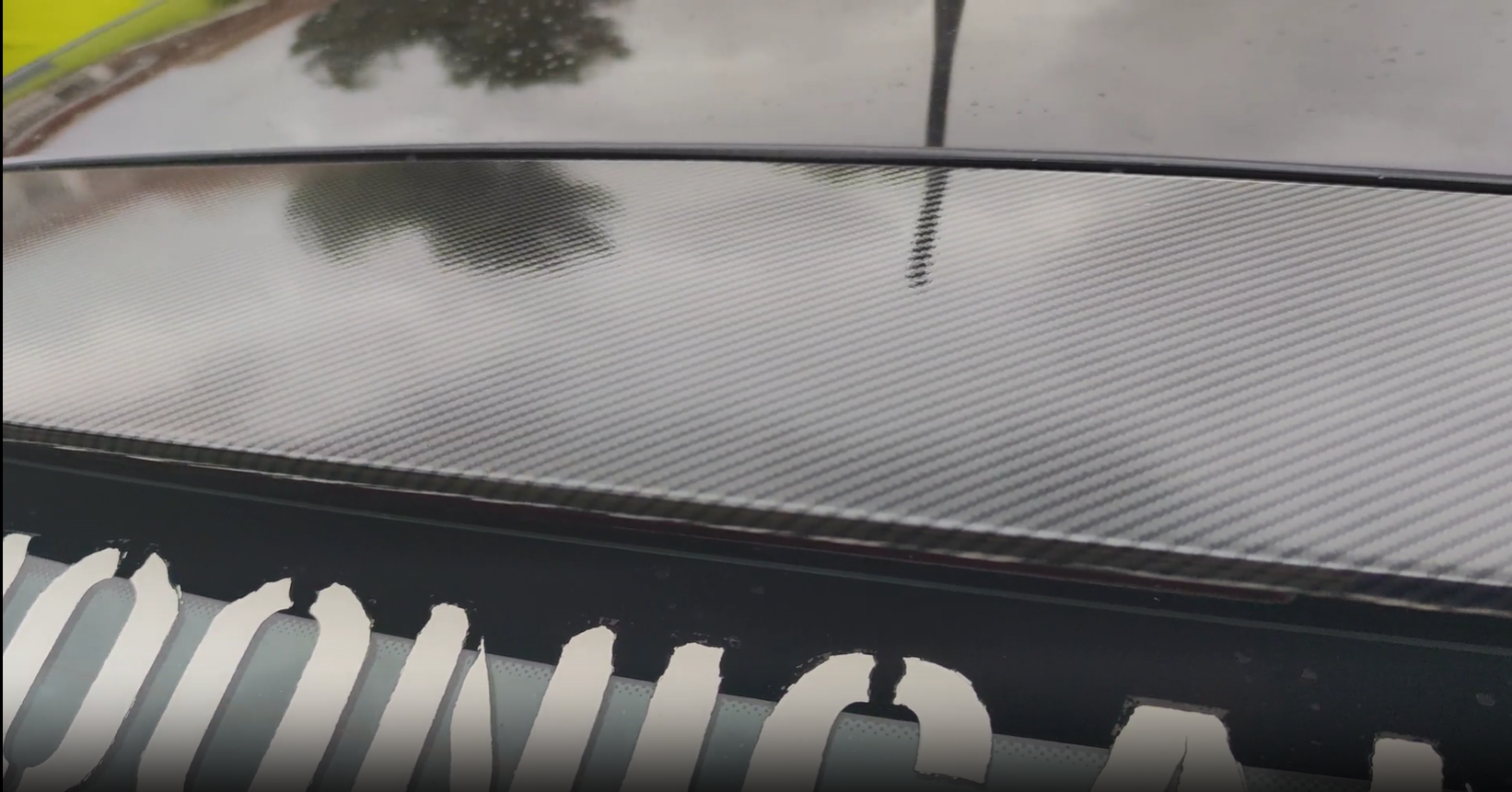 4D Best Carbon Seller - Gloss Black Carbon Fiber Car Vinyl Wrap review Lionel R. 04