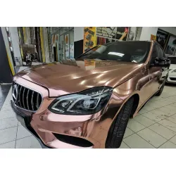 Gloss Mirror Chrome Rose Gold Car Vinyl Wrap review vibhanshu Sharma 04