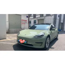 Gloss Khaki Green Car Vinyl Wrap Sale review Miranda 02