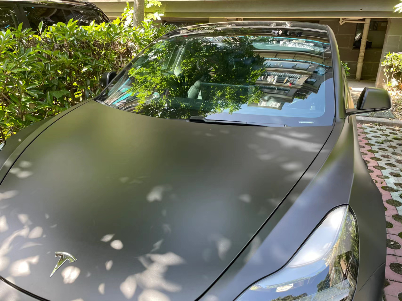 Ultra Matte Black Car Vinyl Wrap Tesla BMW PET review Candice Gray 01