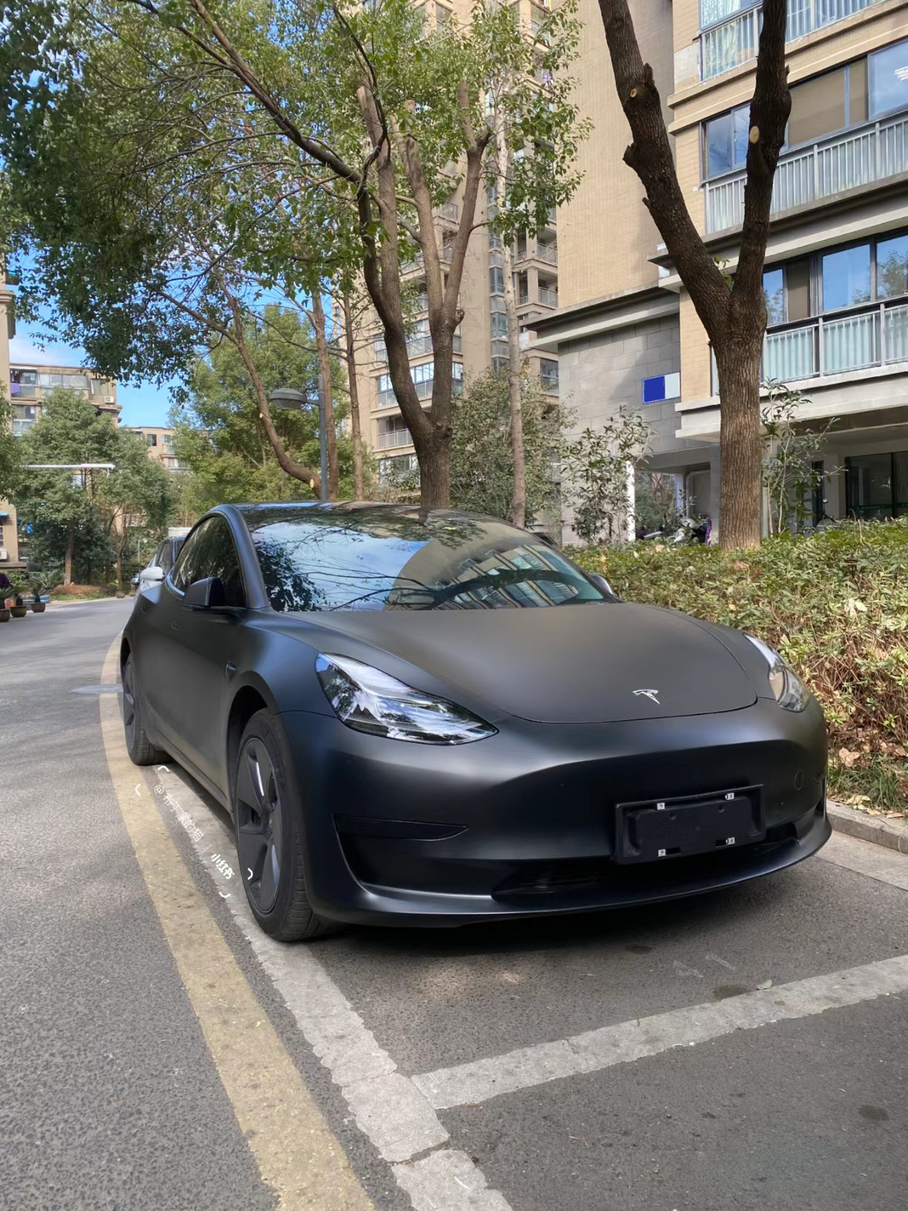 Ultra Matte Black Car Vinyl Wrap Tesla BMW PET review Candice Gray 00