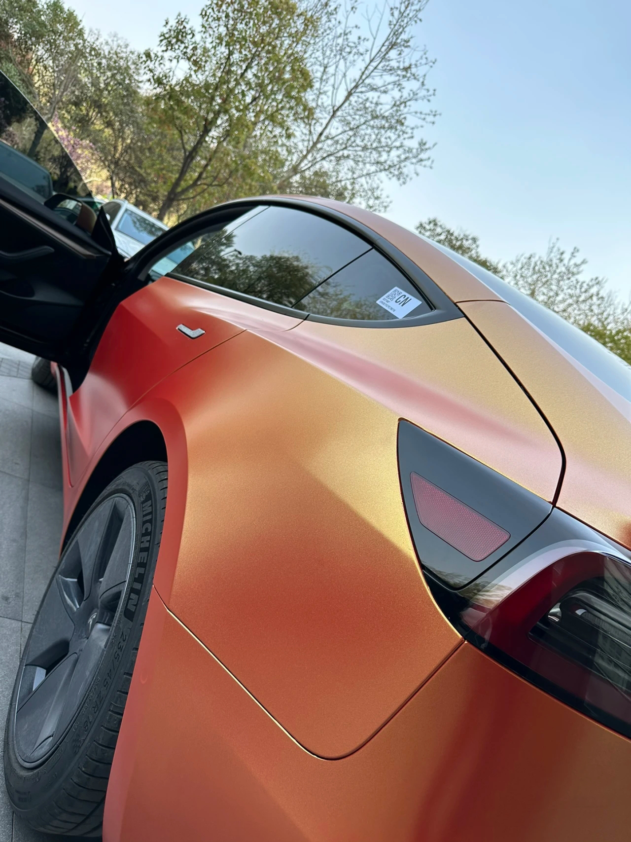 Matte Metallic Diamond Night Brown Red Car Vinyl Wrap review Aussie Girl 02