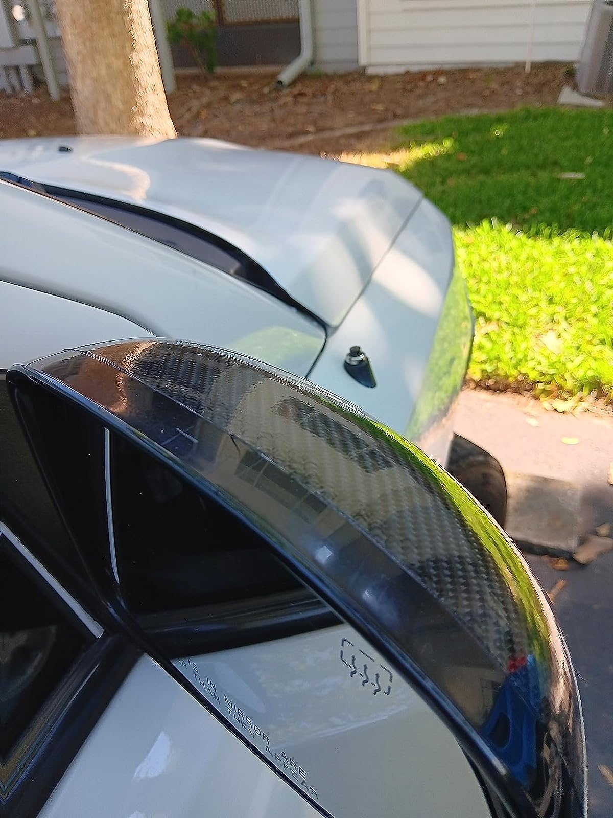 4D Best Carbon Seller - Gloss Black Carbon Fiber Car Vinyl Wrap review Annick 03