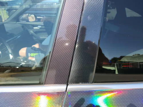 4D Best Carbon Seller - Gloss Black Carbon Fiber Car Vinyl Wrap review 