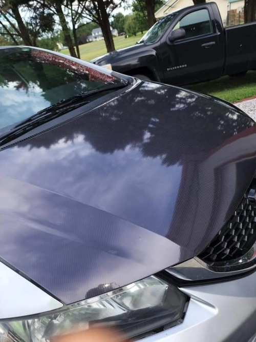 4D Best Carbon Seller - Gloss Black Carbon Fiber Car Vinyl Wrap reviewed by