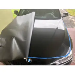 Matte Carbon Fiber Car Vinyl Wrap review Seaver Jackson 01