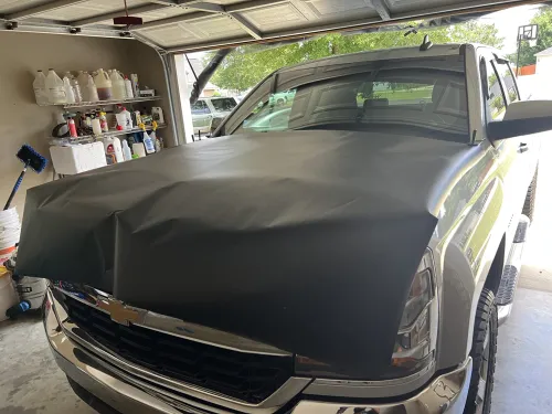 Ultra Matte Black Car Vinyl Wrap Tesla BMW PET review 