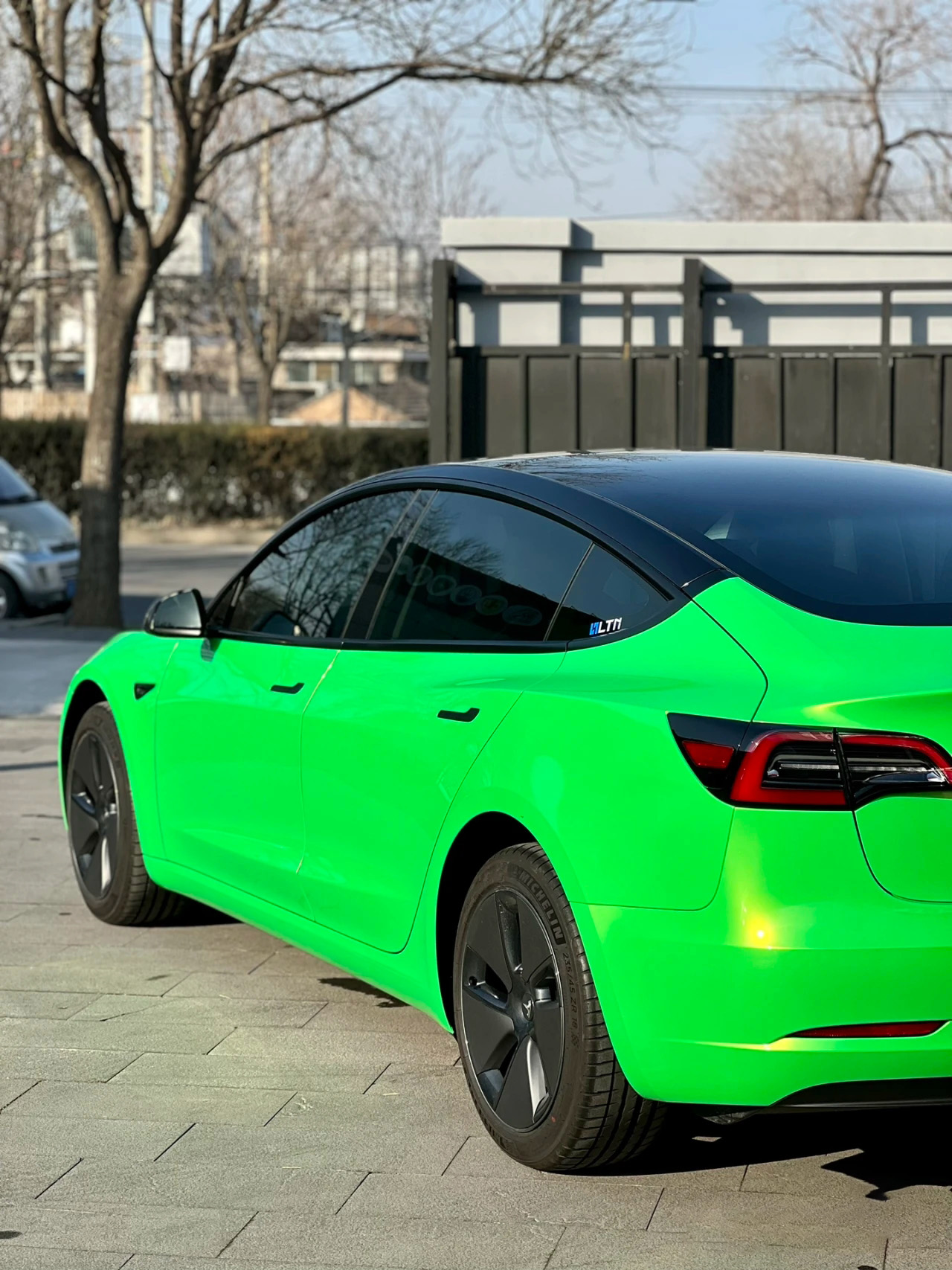 Gloss Metallic Gold Green Car Vinyl Wrap PET review aubrinam 03