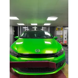 Gloss Metallic Gold Green Car Vinyl Wrap review Rich D. 01