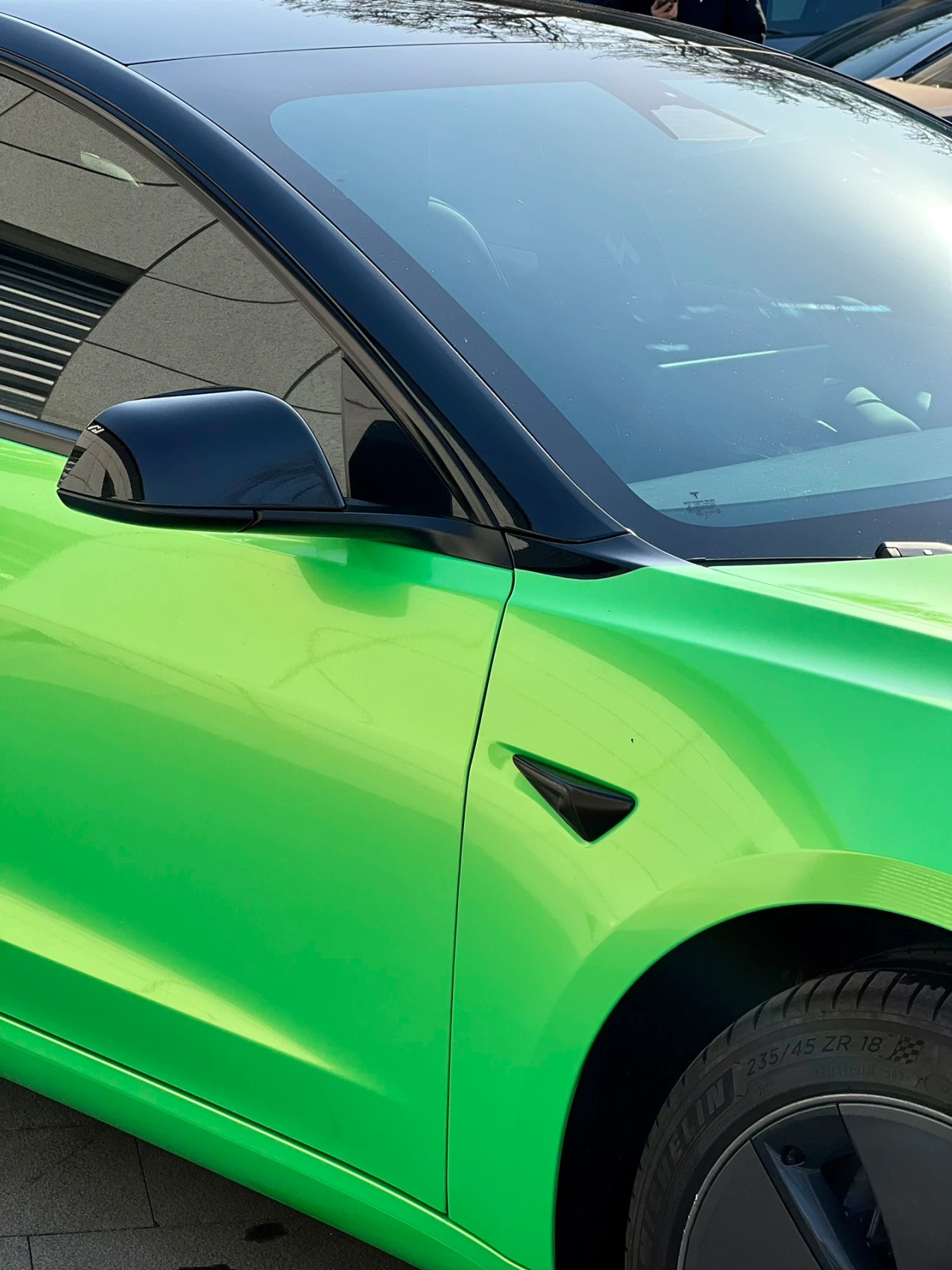 Gloss Metallic Gold Green Car Vinyl Wrap PET review aubrinam 02