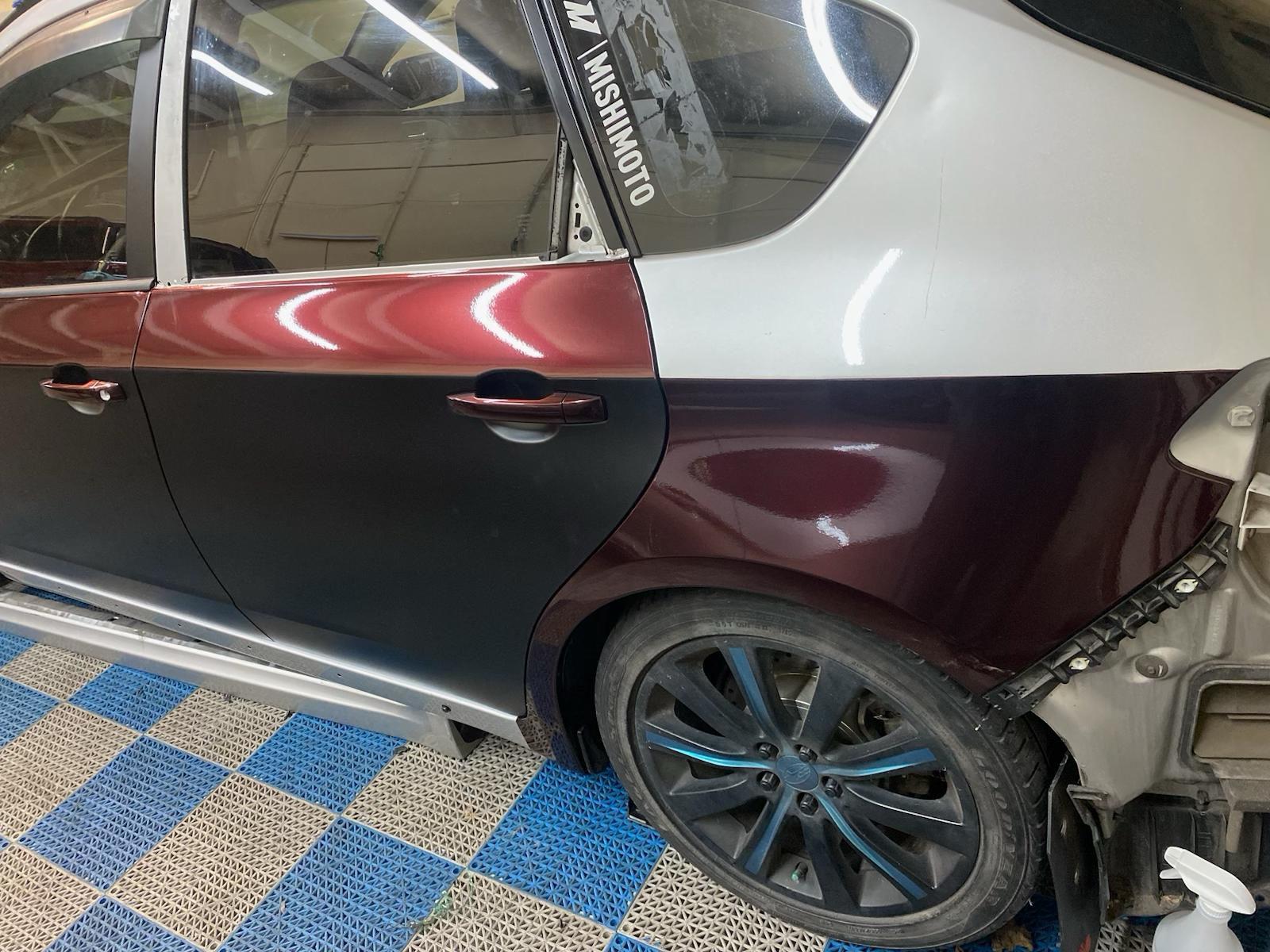 Gloss Metallic Black Rose Car Vinyl Wrap review Drew Olkhovyi 03