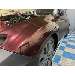 Gloss Metallic Black Rose Car Vinyl Wrap review Drew Olkhovyi 02