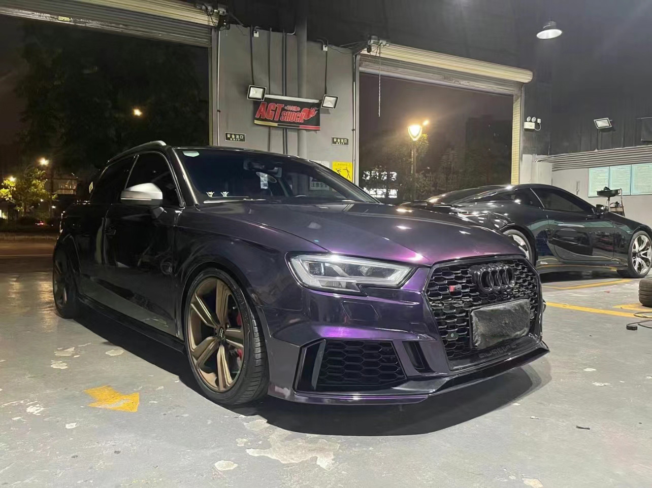 Gloss Metallic Midnight Purple Car Vinyl Wrap Sale review 0