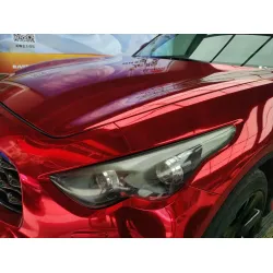 Gloss Mirror Chrome Red  Car Vinyl Wrap review Jasson 02