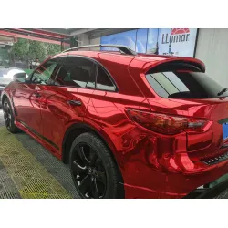 Gloss Mirror Chrome Red  Car Vinyl Wrap review Jasson 04