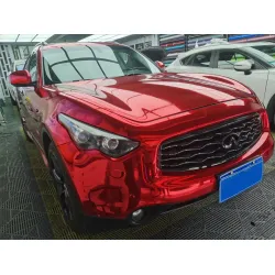 Gloss Mirror Chrome Red  Car Vinyl Wrap review Jasson 01