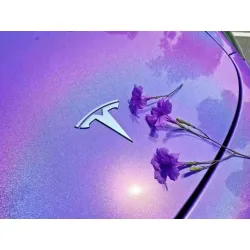 Gloss Metallic Rainbow Laser Purple Car Vinyl Wrap review Martin A. 03