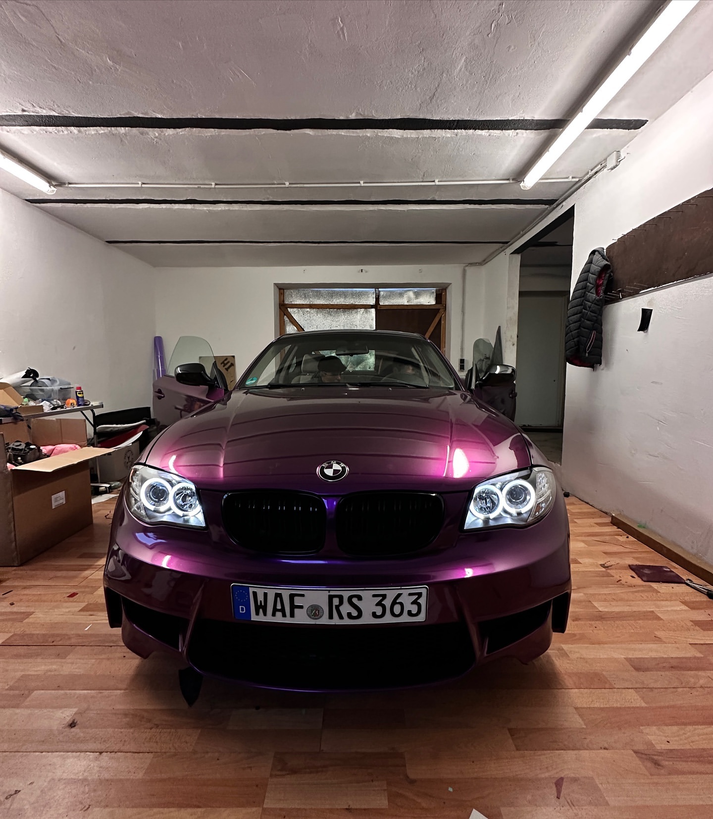 Gloss Metallic Grape Purple Car Vinyl Wrap PET review Allen
