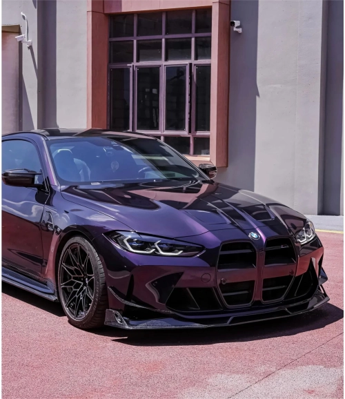 Gloss Metallic Midnight Purple Car Vinyl Wrap Sale reviewed by