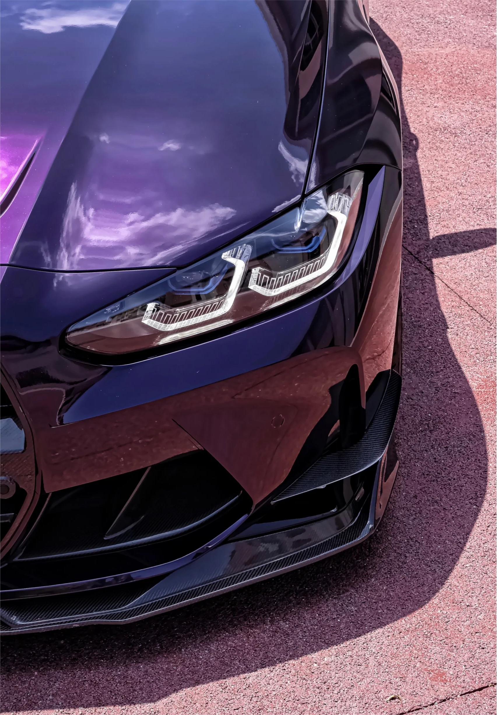 Gloss Metallic Midnight Purple Car Vinyl Wrap Sale review 2
