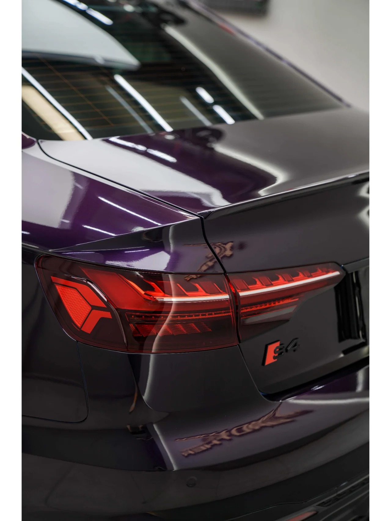 Gloss Metallic Midnight Purple Car Vinyl Wrap Sale review 4