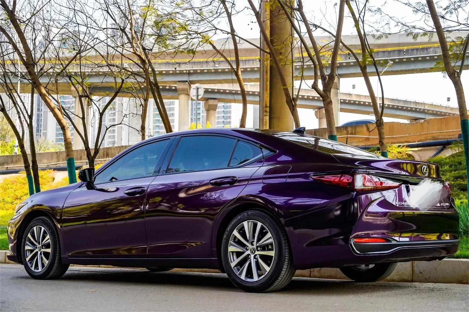 Gloss Metallic Midnight Purple Car Vinyl Wrap Sale review 7