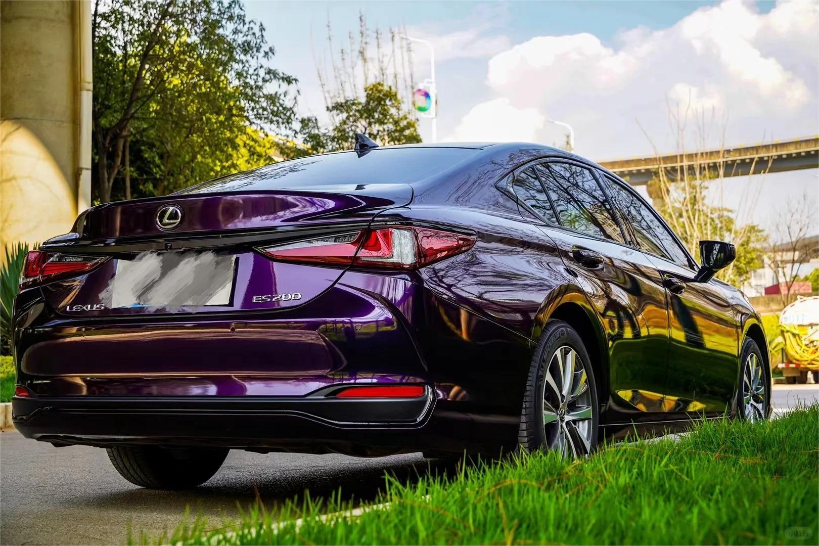 Gloss Metallic Midnight Purple Car Vinyl Wrap Sale review 4