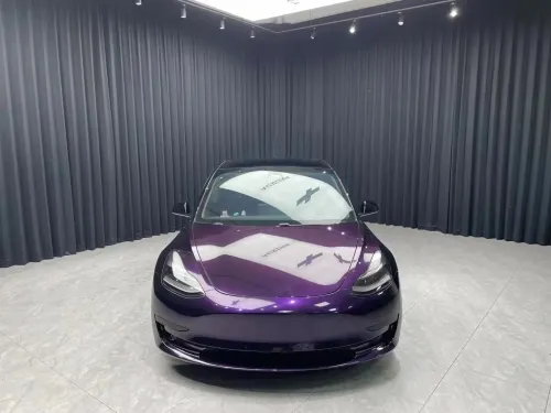 Gloss Metallic Midnight Purple Car Vinyl Wrap Sale review 