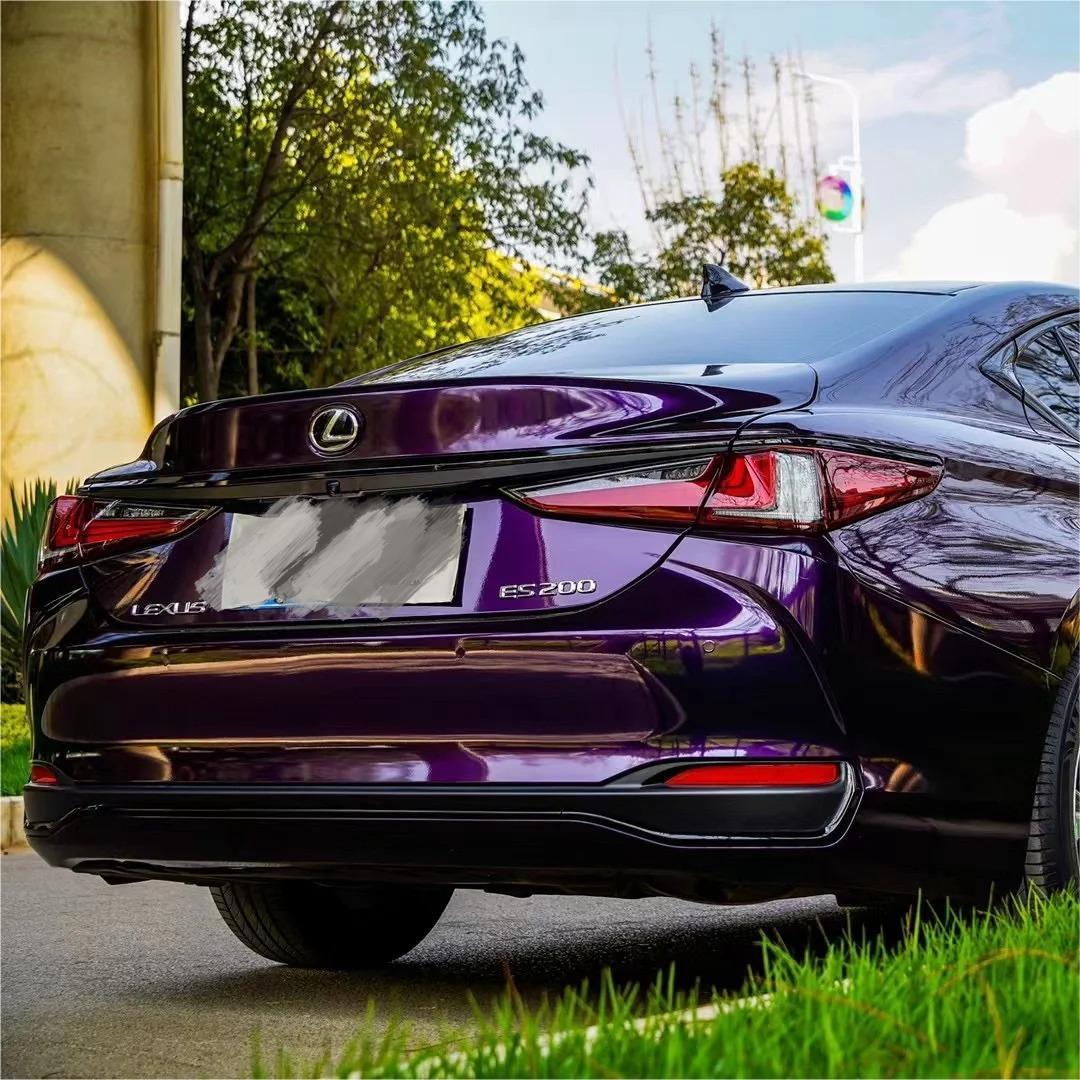 Gloss Metallic Midnight Purple Car Vinyl Wrap BMW PET review Alex 05