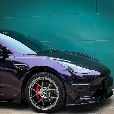 Gloss Metallic Midnight Purple Car Vinyl Wrap BMW  review Hernandez 03