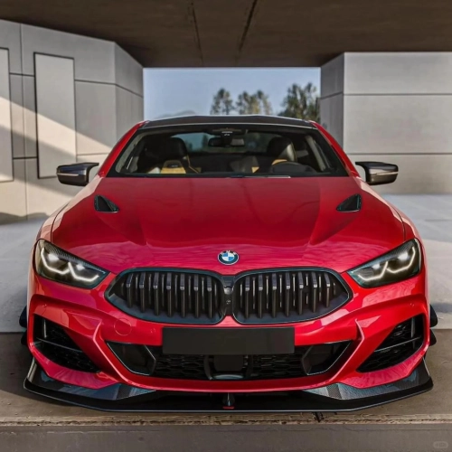 Ultra Glossy Metallic Vampire Red Car Vinyl Wrap BMW PET   reviewed by
